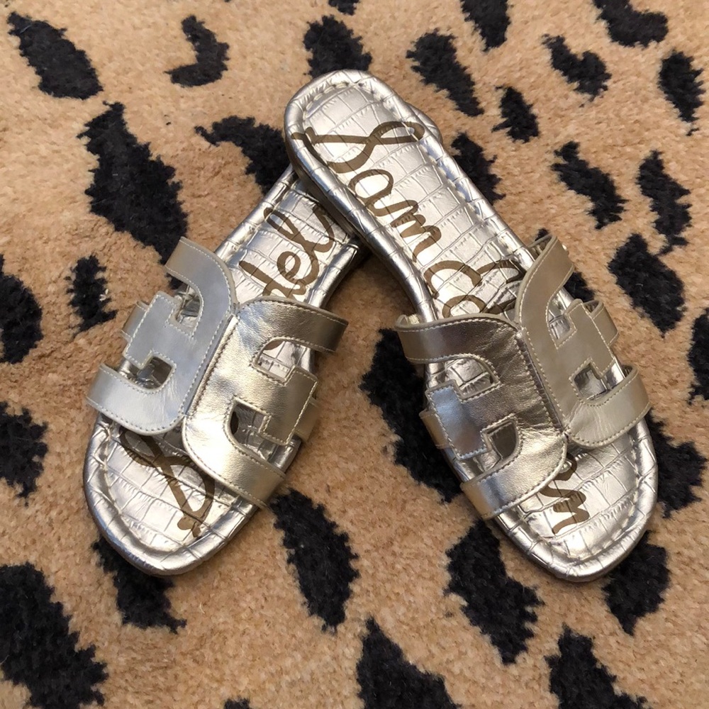 Sam Edelman Bay gold slides